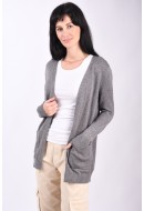 Cardigan Dama Only Onllesly Open Dark Grey Melange